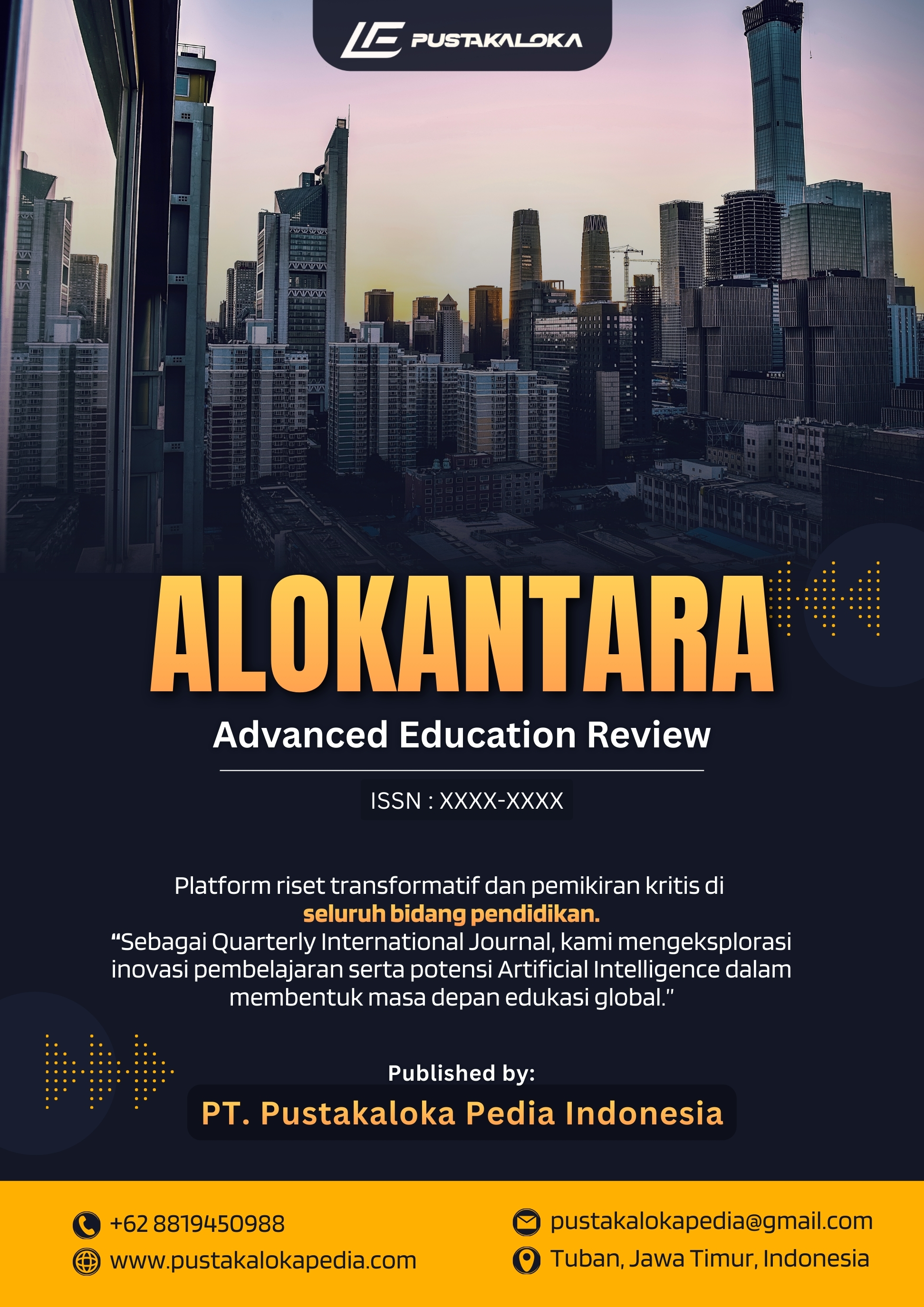 					View Vol. 1 No. 2 (2026): ALOKANTARA: Advanced Education Review
				
